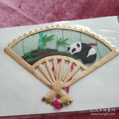葉脈+麥秸畫(huà)藝術(shù)書(shū)簽(手工制作七八十年代出口創(chuàng)匯產(chǎn)品)