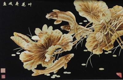 蘆俊俠的麥秸畫 匠心獨運的藝術(shù)珍品